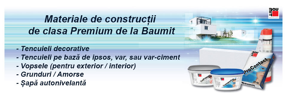 Materiale de construcții de la producătorul Baumit