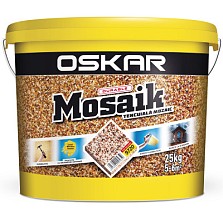 Tencuiala decorativa Oskar Mosaik 9720, 25kg