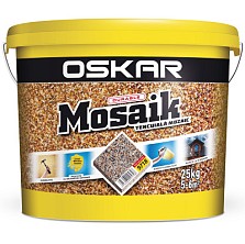 Tencuiala decorativa Oskar Mosaik 9718, 25kg