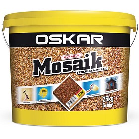 Tencuiala decorativa Oskar Mosaik 9726, 25kg