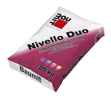 Sapa autonivelanta Baumit Nivello Duo, 2-10mm, 25kg