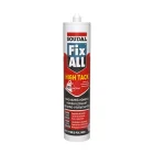 Белый клей-герметик Soudal Fix ALL High Tack 290 мл с высокой начальной адгезией