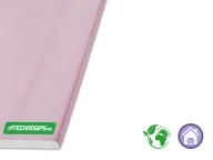 Placa gips-carton Technogips ignifug 12.5mm roz rezistenta la foc