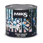 Грунт-эмаль 3 в 1 кованый металл Антик Miks Color серебристый, 0.75л