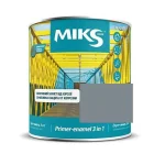 Грунт-эмаль 3 в 1 Miks Color серый, 2.3кг