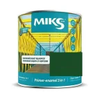 Грунт-эмаль 3 в 1 Miks Color зелёный, 2.3кг