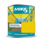 Грунт-эмаль 3 в 1 Miks Color жёлтый, 2.3кг