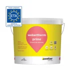 Грунтовка для декоративных штукатурок – webertherm prime 25кг