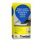 Клей для керамической плитки Weberset EX25 max² белый, 25кг