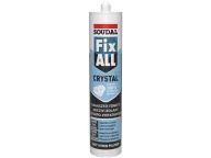 Прозрачный клей-герметик Soudal Fix ALL Crystal 290 мл для склеивания и герметизации