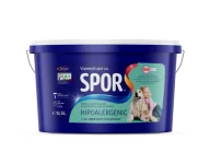 Краска моющаяся SPOR Hipoalergenic с ионами серебра, 8.5л