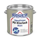 Lac transparent mat SÜDWEST AquaVision PU-Klarlack Matt, 2.5l