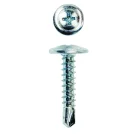 Surub autoforant cu cap plat si saiba 4.2x32mm 100buc