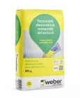 Tencuiala minerala Weber MIN100 K1.5 bob de orez fin 20kg fatada