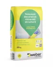 Tencuiala minerala Weber MIN100 K2 bob de orez 20kg fatada alba