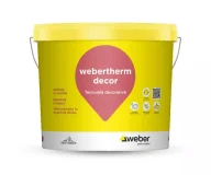 Tencuiala decorativa webertherm decor K1.5 (bob de orez), 25kg