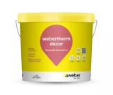 Tencuiala decorativa webertherm decor K1.5 (bob de orez), 25kg