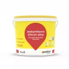 Tencuiala decorativa webertherm silicon plus 1.5mm (bob orez), 25kg