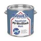 Vopsea universală premium SÜDWEST AquaVision PU-Weisslack, 2.5L