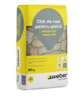 Chit de rost Gri Webercolor Stone pentru piatră naturală, sac 20kg